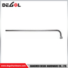 YC418 Glass Door Hingers Satin Chrome Black