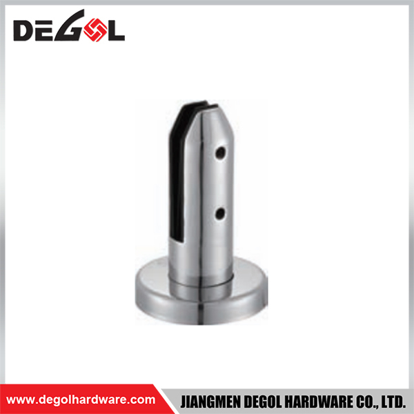 YD102 Pool Fence Base Support Satin Chrome Black