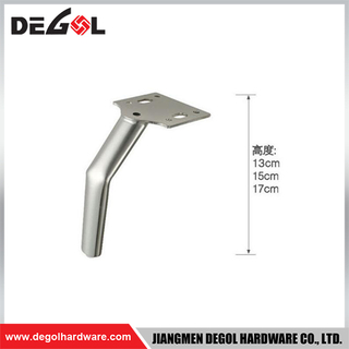 FL1114 Metal Furniture Legs Heavy Duty Wrought Iron Right Angle Sofa Leg