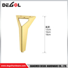 FL1103 Metal Furniture Legs Heavy Duty Wrought Iron Right Angle Sofa Leg