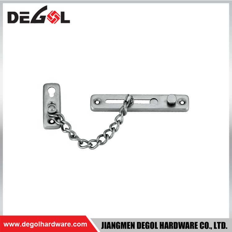 How to install the anti-theft door chain？