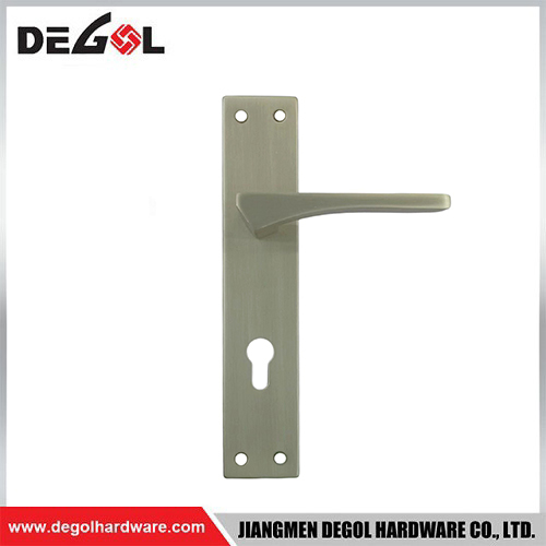 LP1009 High Quality Zinc Aluminum Square Door Lock Set Panel Handle Door Lock with Keys