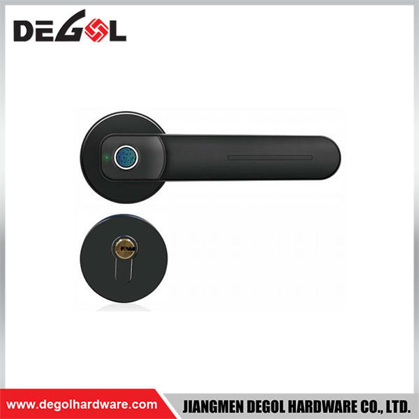 SML04 Zinc Alloy Door Handle Smart Lock Matt Black/ Satin Silver
