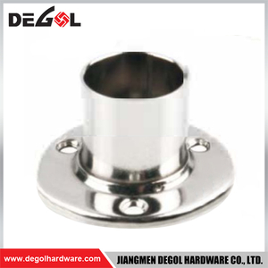 WF1029 Steel Furniture Hanging Tube Wardrobe Rail with Flange Hardware for Organizing Your Space