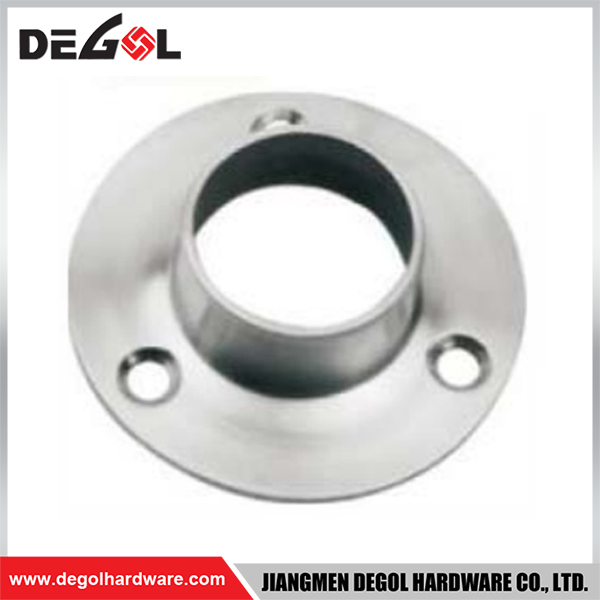 WF1007 Wardrobe Flange stainless steel with round tube