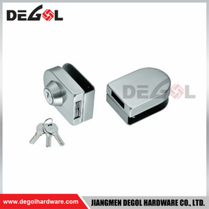 GL1017 glass door lock stainless steel commercial tempered frameless sliding house hotel