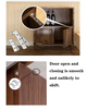 Heavy Duty Pivot Hinge 360 Degree Rotating Design For Wooden Swinging Door Hardware