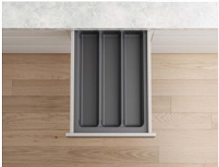 CT-400G Classical Tray with fixed slots to fit to the drawer width 