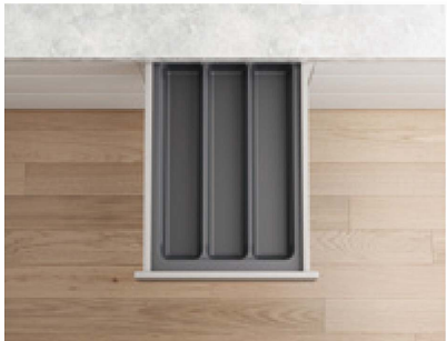 CT-400G Classical Tray with fixed slots to fit to the drawer width 