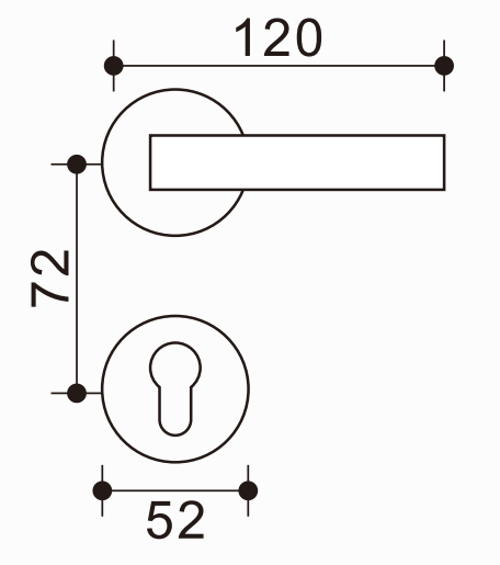 Noble Zinc-Aluminum Door Pull, Fine Craftsmanship, Upgrade Your Interior