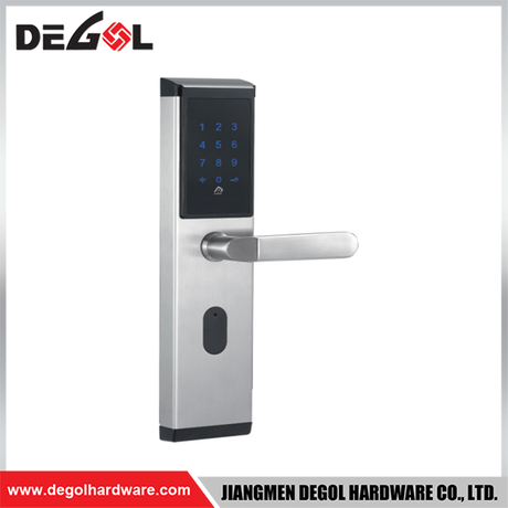 SML60 Zinc Alloy Door Handle Smart Lock Matt Black/ Satin Silver