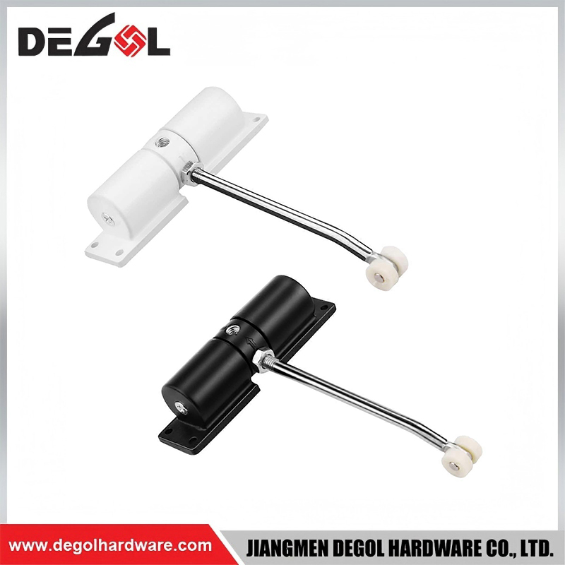 Nylon Wheel Roller Spring Automatic Door Closer Smooth Operation For Home Door Parts