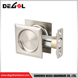 Invisible Sliding Pocket Lock Concealed Body Prevent Protrusion On Pocket Door Surface