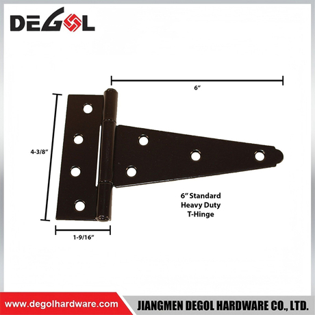 Decorative T‑Strap Door Hinges Antique Style Barn Door Hardware