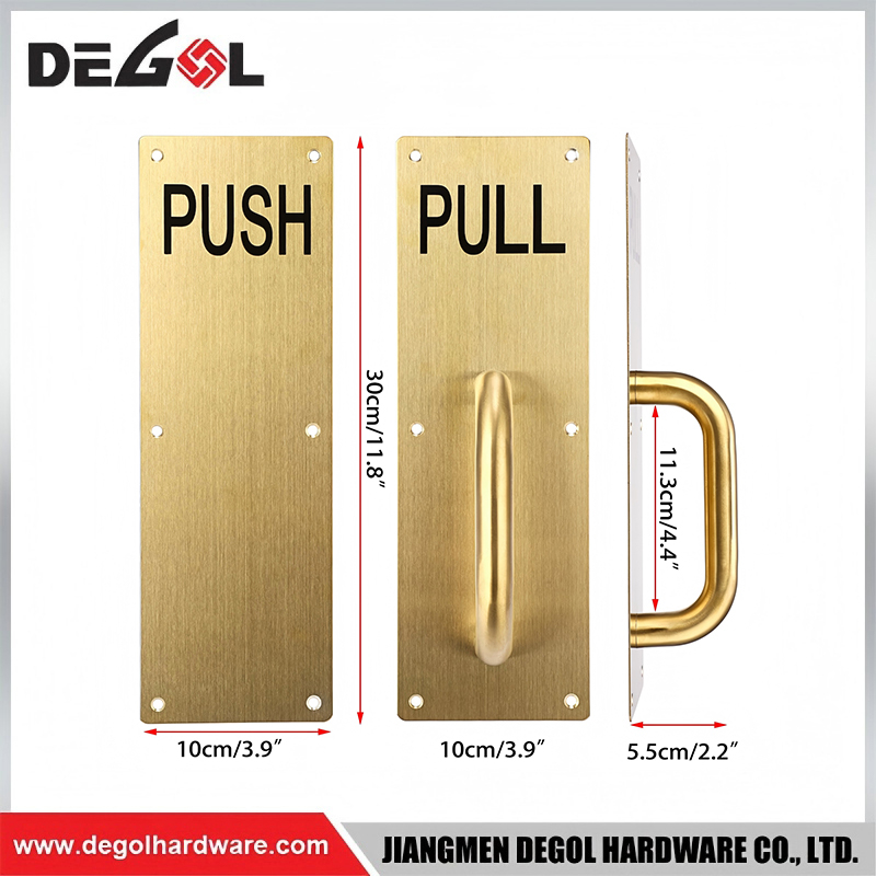 Long Type Push Pull Handle Dual Side Operation For Large Commercial Glass Door