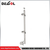 Intermediate Glass Balustrade Mid Post Reinforced Base For Oversize Thick Glass Panel