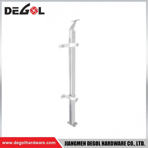 Glass Balustrade Corner Post Right Angle Design For Turning Position Railing Install