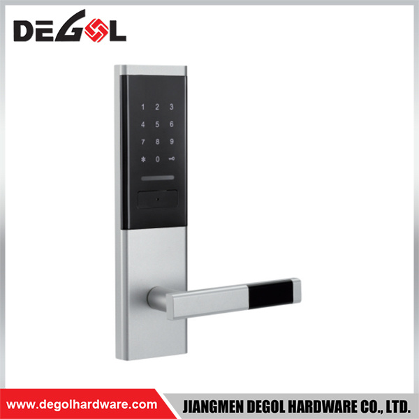 SML76 Zinc Alloy Door Handle Smart Lock Matt Black/ Satin Silver