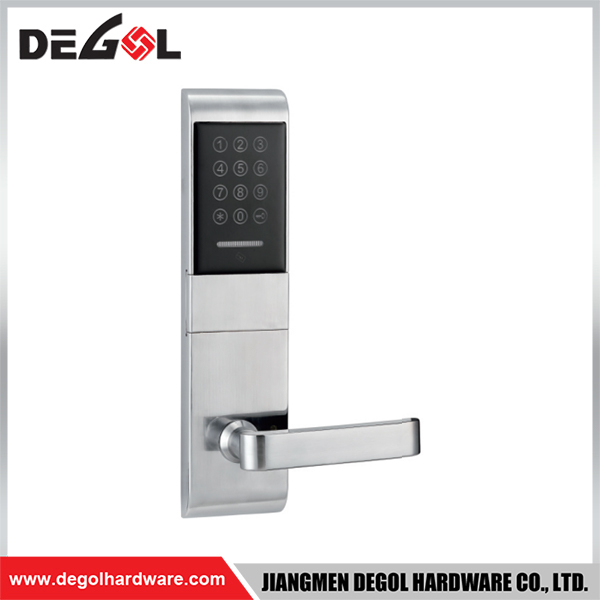SML80 Zinc Alloy Door Handle Smart Lock Matt Black/ Satin Silver