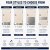 Stainless Steel Door Kick Plate Heavy‑Duty Bottom Protection Plate For Commercial & Residential Doors