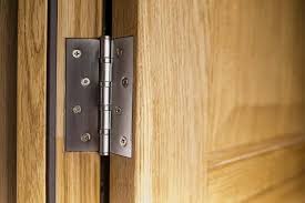 The difference of interior and exterior door hinges