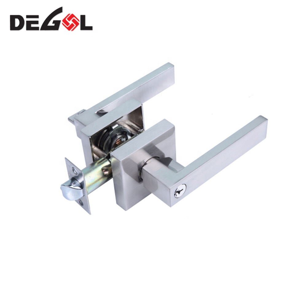 Stainless Steel high-end lever tubular latch passage door handle lock