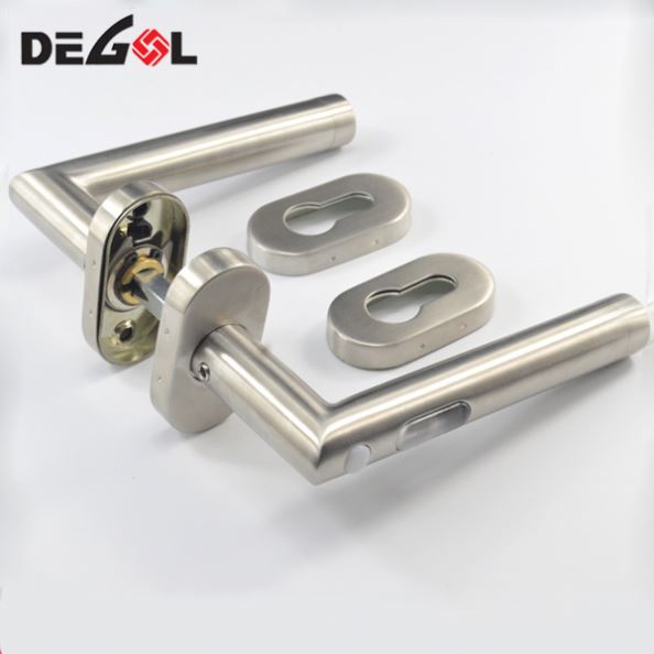 China wholesale stainless steel solid interior square solid lever hendle