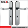 Hot sale luxury heavy duty solid lever stainless steel long plate handle for wooden door