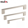 High Precision Delicate T Bar Hexagon Brushed Brass Kitchen Cabinet Door Pull Handles With Single Hole