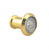 Brass peephole door viewer in brass plated/chrome plated