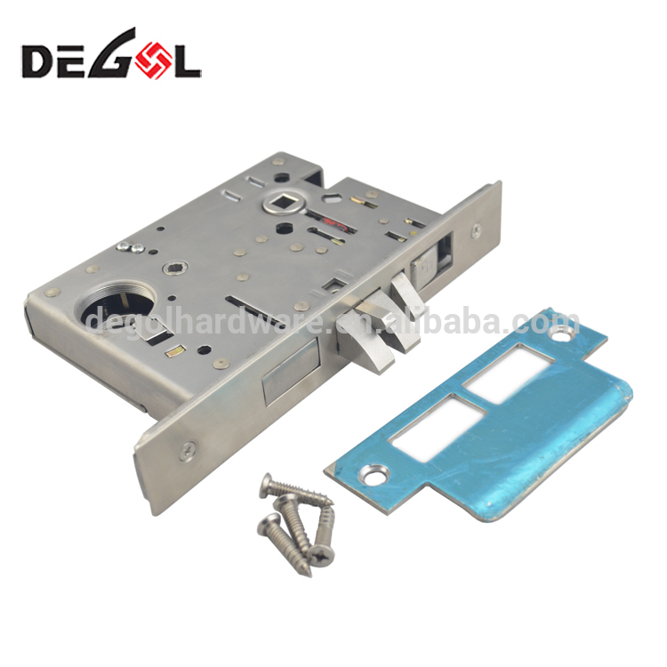 stainless steel latch mortise lock