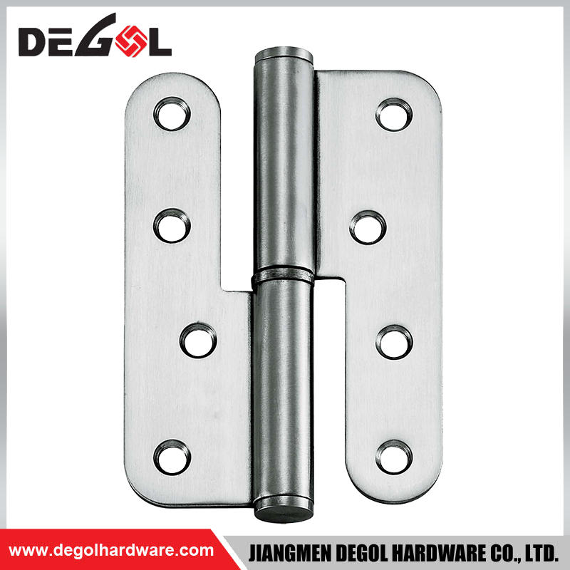What are the standard specifications for the installation of door hinges?