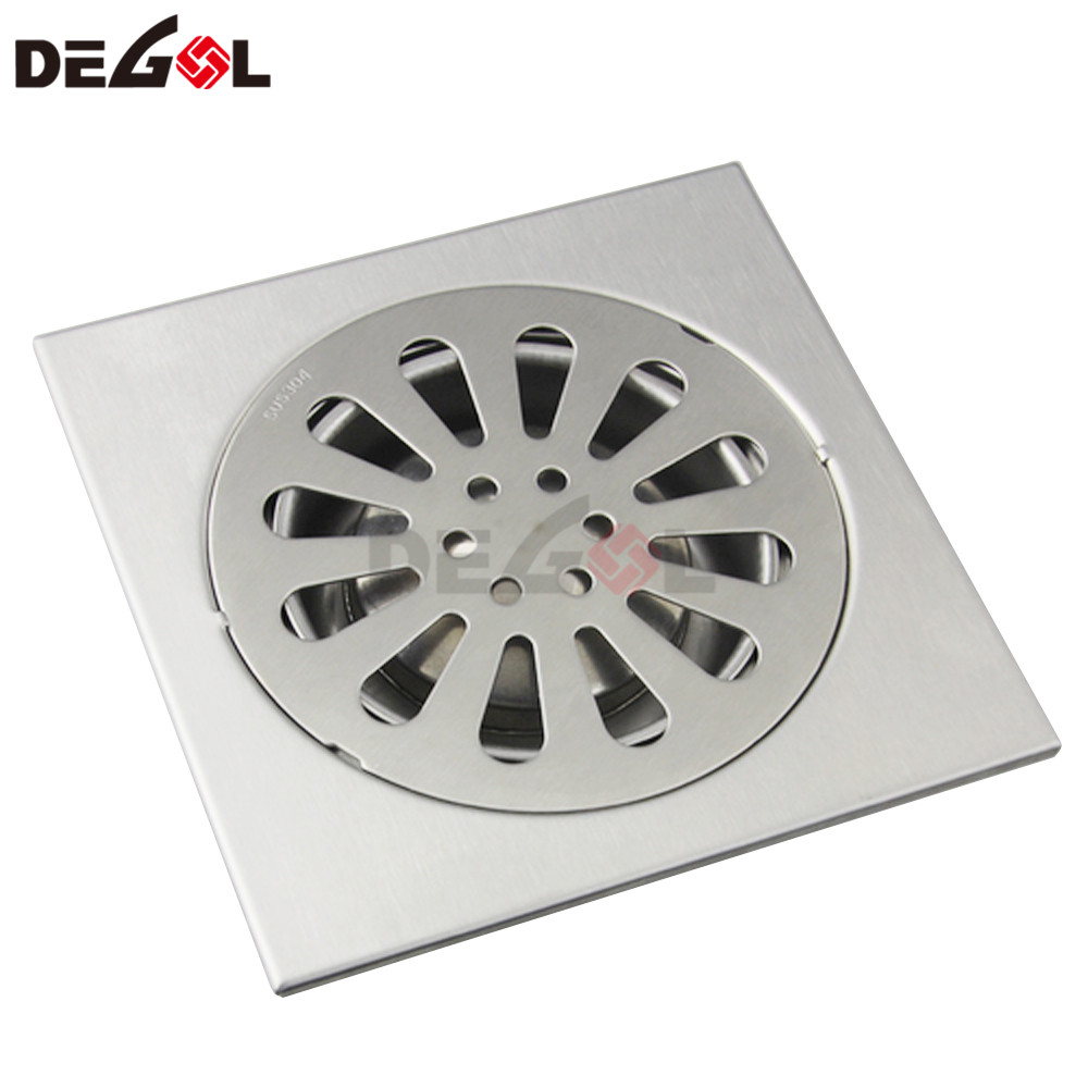 FD1010 Door Handle With Tube Hinged Toilet Floor Grate Drainage Drain Cover