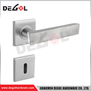 Professional Stainless Steel Door Handle On Plate
