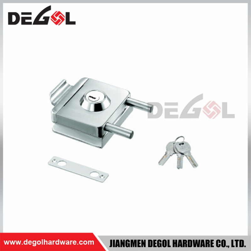 GL1026 glass door lock stainless steel commercial tempered frameless sliding house hotel