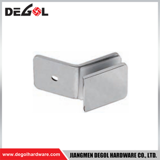 YC206 Glass Door Hingers Satin Chrome Black