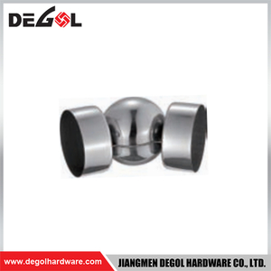 YA85 Handrail connecting fittings Satin Chrome Black