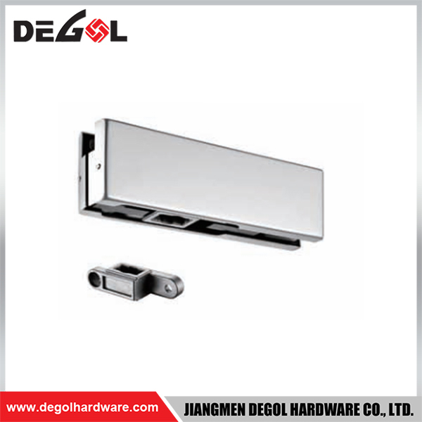 YE201 Glass Door Fitting Satin Chrome Black