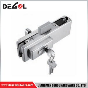YE210 Glass Door Fitting Satin Chrome Black