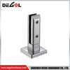 YD104 Pool Fence Base Support Satin Chrome Black