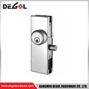 YE211 Glass Door Fitting Satin Chrome Black