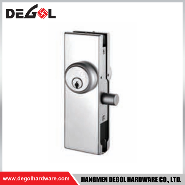 YE211 Glass Door Fitting Satin Chrome Black