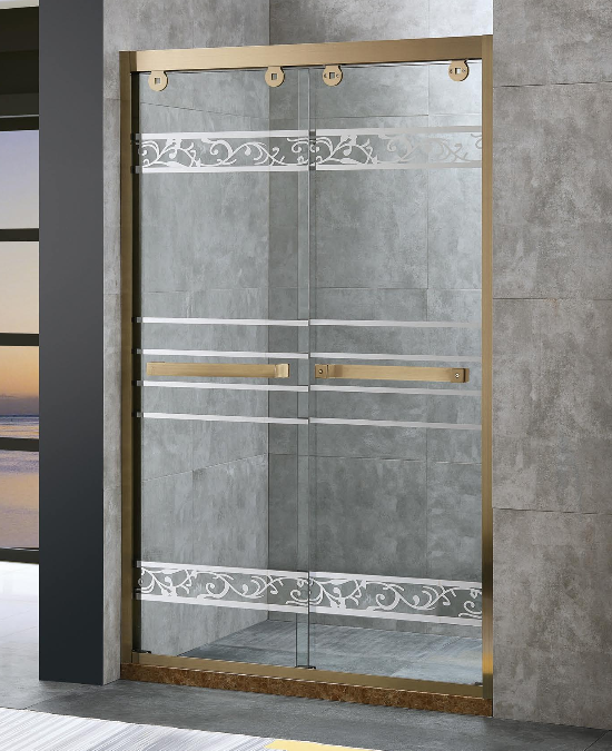 SR27 8mm 10mm 12mm glass SS304 Clear Simple Shower Room Fittings Bathroom Door Aeecssories