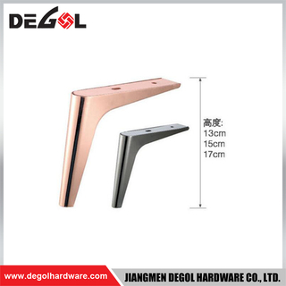 FL1126 Metal Furniture Legs Heavy Duty Wrought Iron Right Angle Sofa Leg