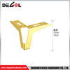 FL1137 Metal Furniture Legs Heavy Duty Wrought Iron Right Angle Sofa Leg