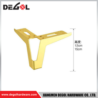 FL1137 Metal Furniture Legs Heavy Duty Wrought Iron Right Angle Sofa Leg