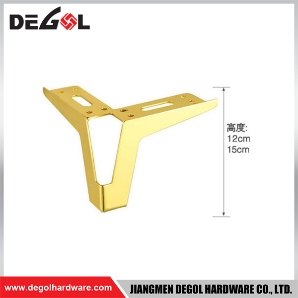 FL1137 Metal Furniture Legs Heavy Duty Wrought Iron Right Angle Sofa Leg