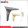 FL1145 Metal Furniture Legs Heavy Duty Wrought Iron Right Angle Sofa Leg