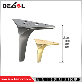 FL1145 Metal Furniture Legs Heavy Duty Wrought Iron Right Angle Sofa Leg