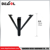 FL1153 Metal Furniture Legs Heavy Duty Wrought Iron Right Angle Sofa Leg